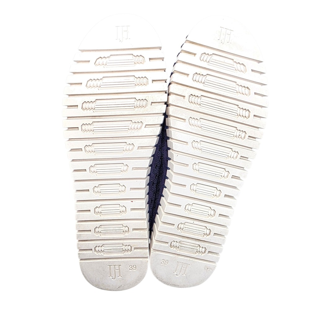 Ilse Jacobsen Tulip Navy Blue Perforated‎ Slip On Sneakers Women Size 39/ 9US - Picture 9 of 10